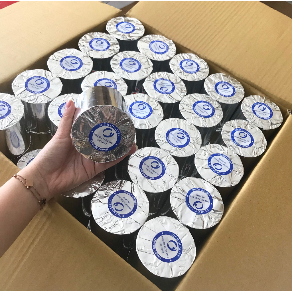 [COMBO 10 ม้วน] BILL PRINTING PAPER K80x80 INVOICE PRINTING PAPER 80MM THERMAL PAPER K80*80 [COMBO 1