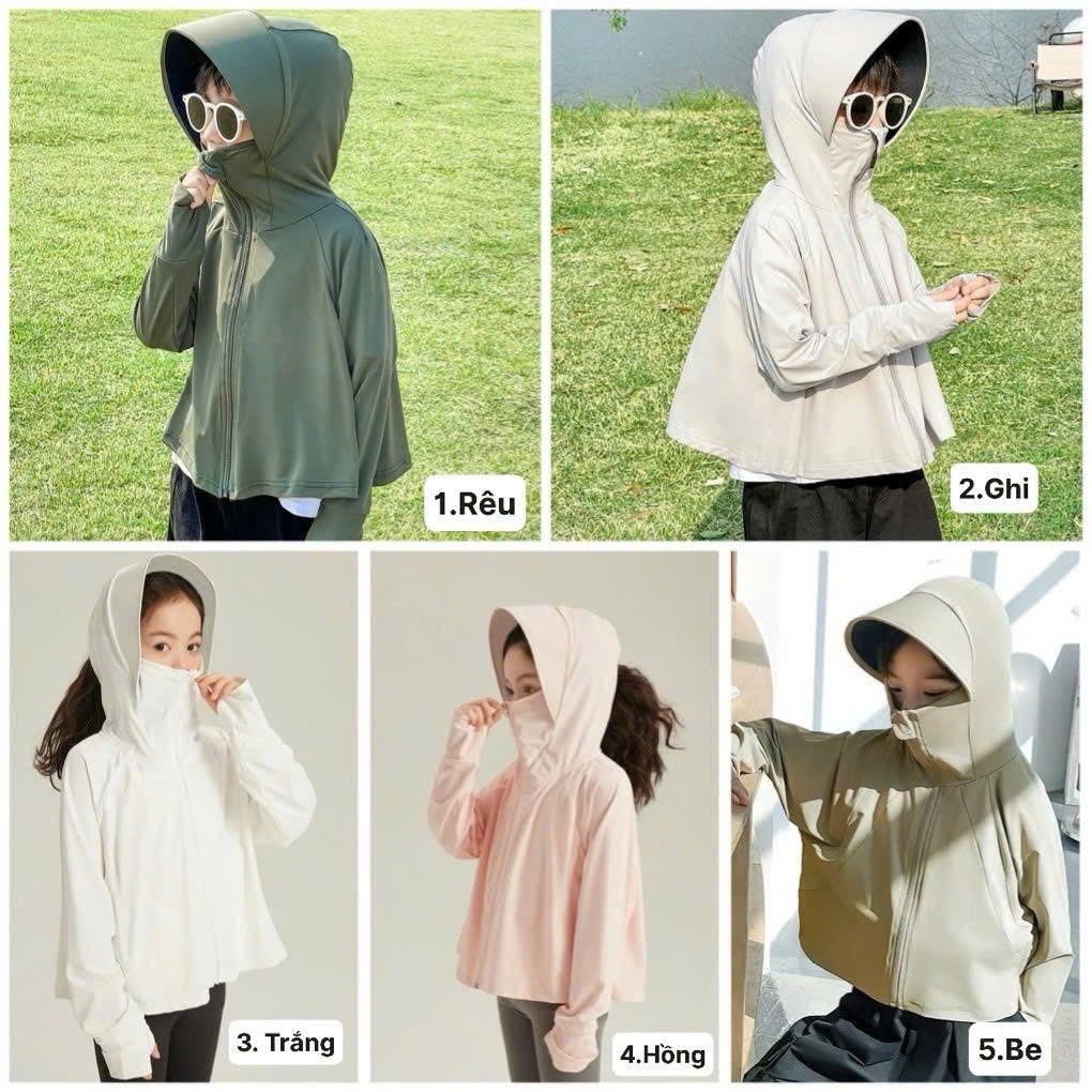 เสื้อกันแดดสําหรับเด็ก เสื้อกันแดดระบายอากาศคุณภาพสูงสําหรับ BOYS และ GIRLS ทรงปีกตกเท่ๆ - HN Store 