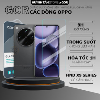 Kính cường lực điện thoại oppo find x9 ultra x9s pro x8 x8s plus trong suốt không viền siêu mượt GOR