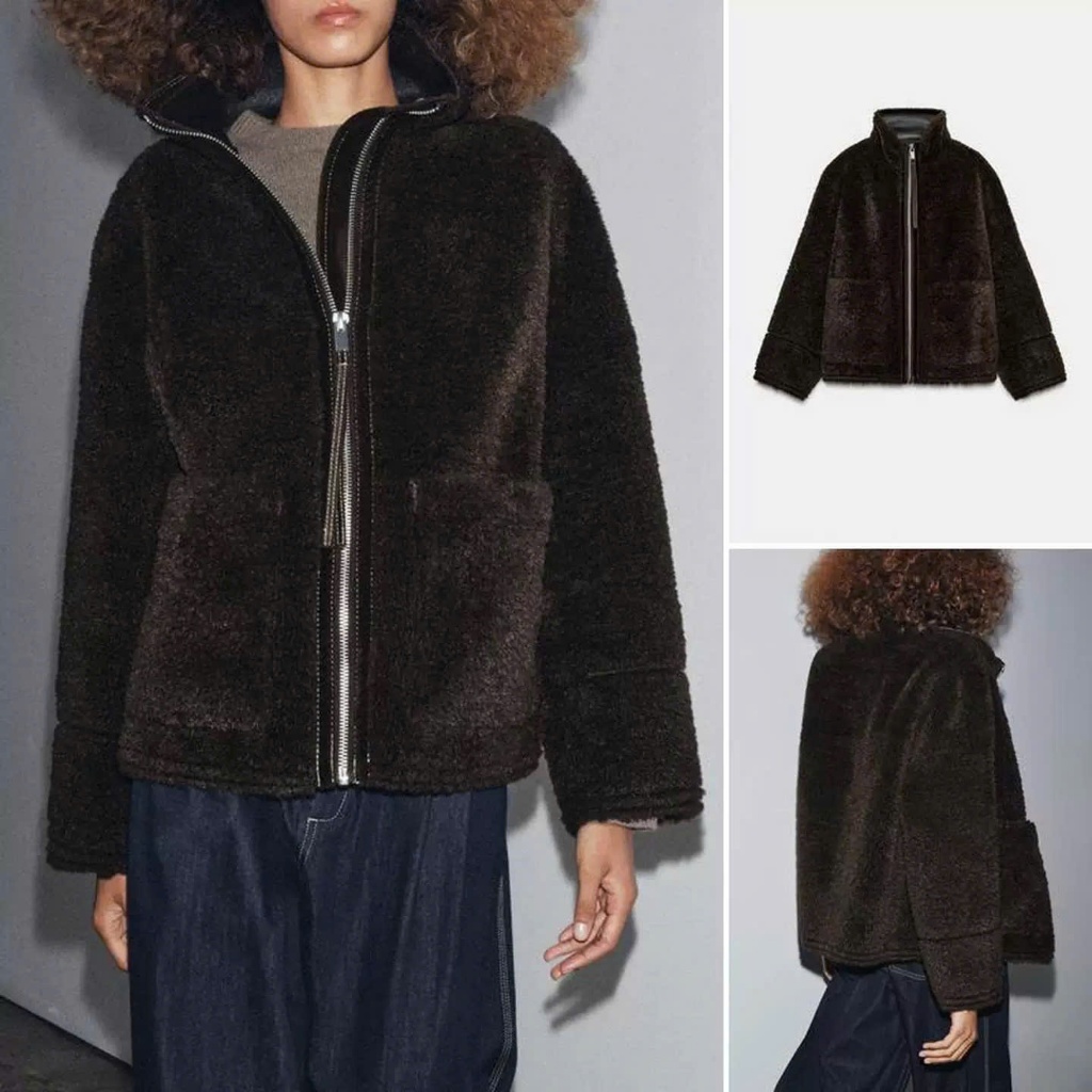 ZARA FUR JACKET EXPORTED
