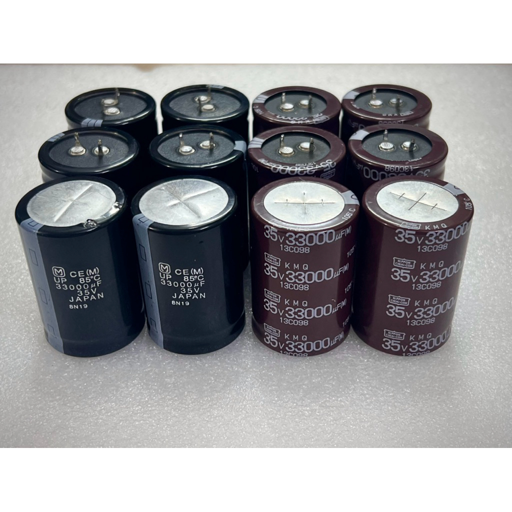 CAPACITOR 35V 33.000UF, 35V 33000UF 35V, 35V33000UF, 33000UF35V (ขนาด 35x50mm) ถอดประกอบ