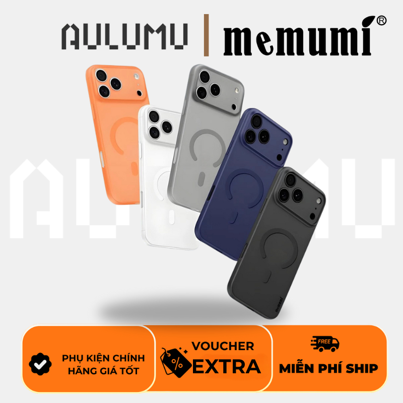 [ iP17 ] เคส Memumi Ultra Thin 0.33mm พร้อมการชาร์จไร้สายแบบบูรณาการสําหรับ iP 17 Series