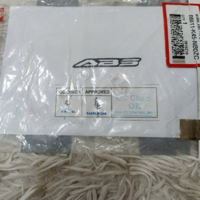 CBR 150R สติ๊กเกอร์ ABS ด้านหน้า"