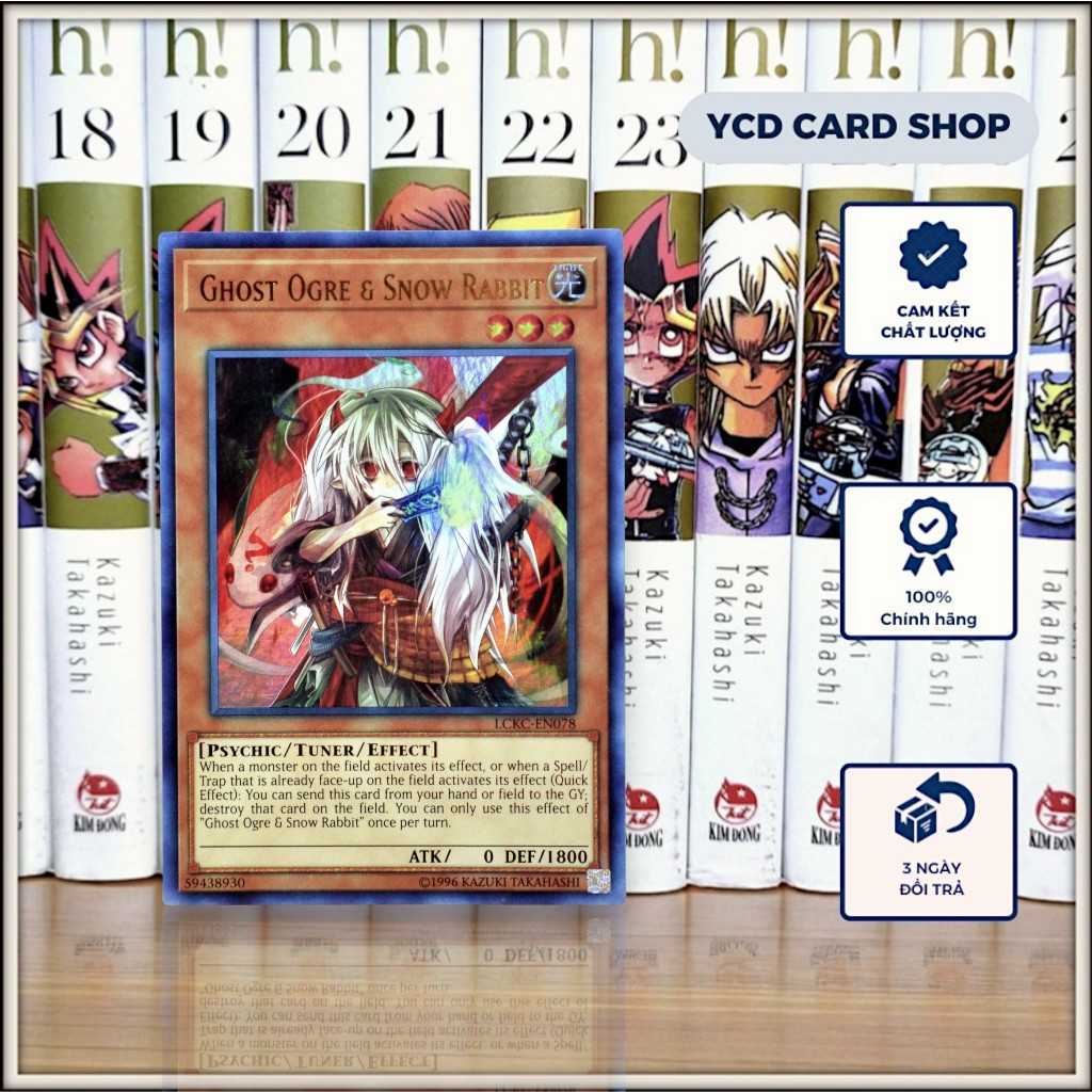 [YCDcardgame] การ์ด yugioh ของแท้ Ghost Ogre & Snow Rabbit -Ultra Rare