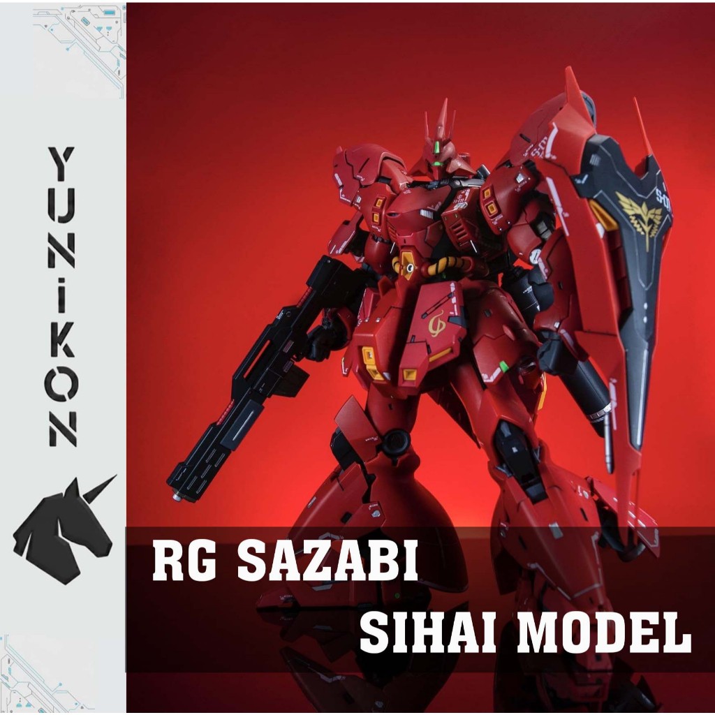 Assembled Model RG 5503 Sazabi BL- Sihai Model (มีสติ๊กเกอร์น้ํา)