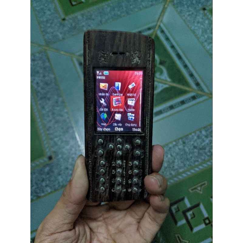 โทรศัพท์ Nokia 5220 Xpress music zin imei พร้อมประทับตรา TGDD เคสไม้สุดเท่