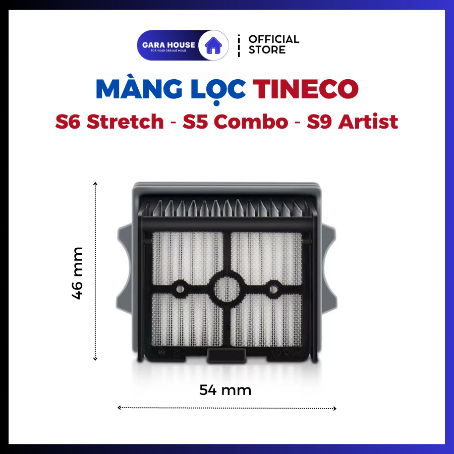 Tineco Stretch S6 - S9 Artist เครื่องดูดฝุ่น Filter - Switch S7 Stretch - S5 Combo