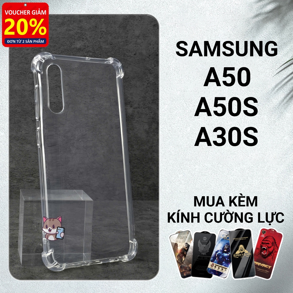 เคส Samsung A50, A50s, A30s Cowcase ลื่นและทนต่อแรงกระแทก | เคสโทรศัพท์แบบยืดหยุ่น SS galaxy ปกป้องก