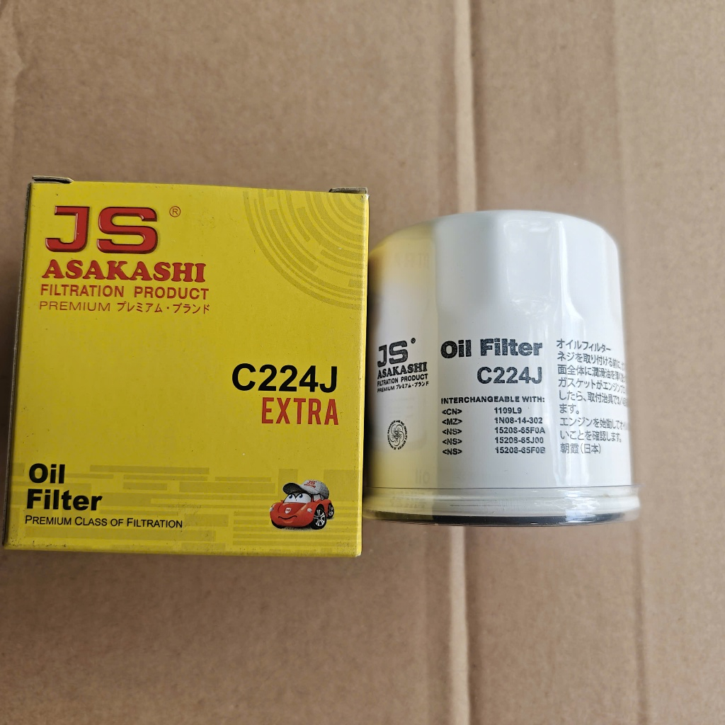 กรองน้ํามันเครื่องสําหรับ Nissan X-trail 2015-2022 JS ASAKASHI C224