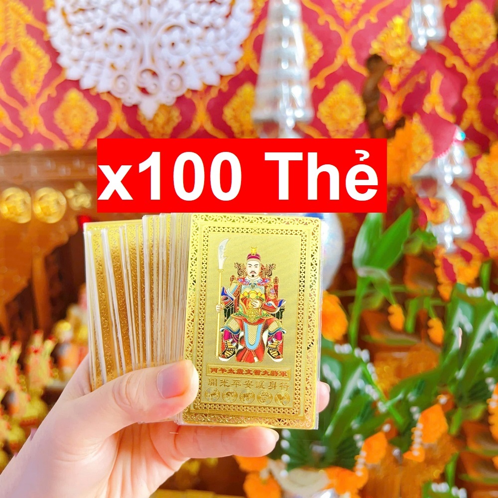 COMBO 100 Bronze Thai Intue Kim Bai Cards 2026