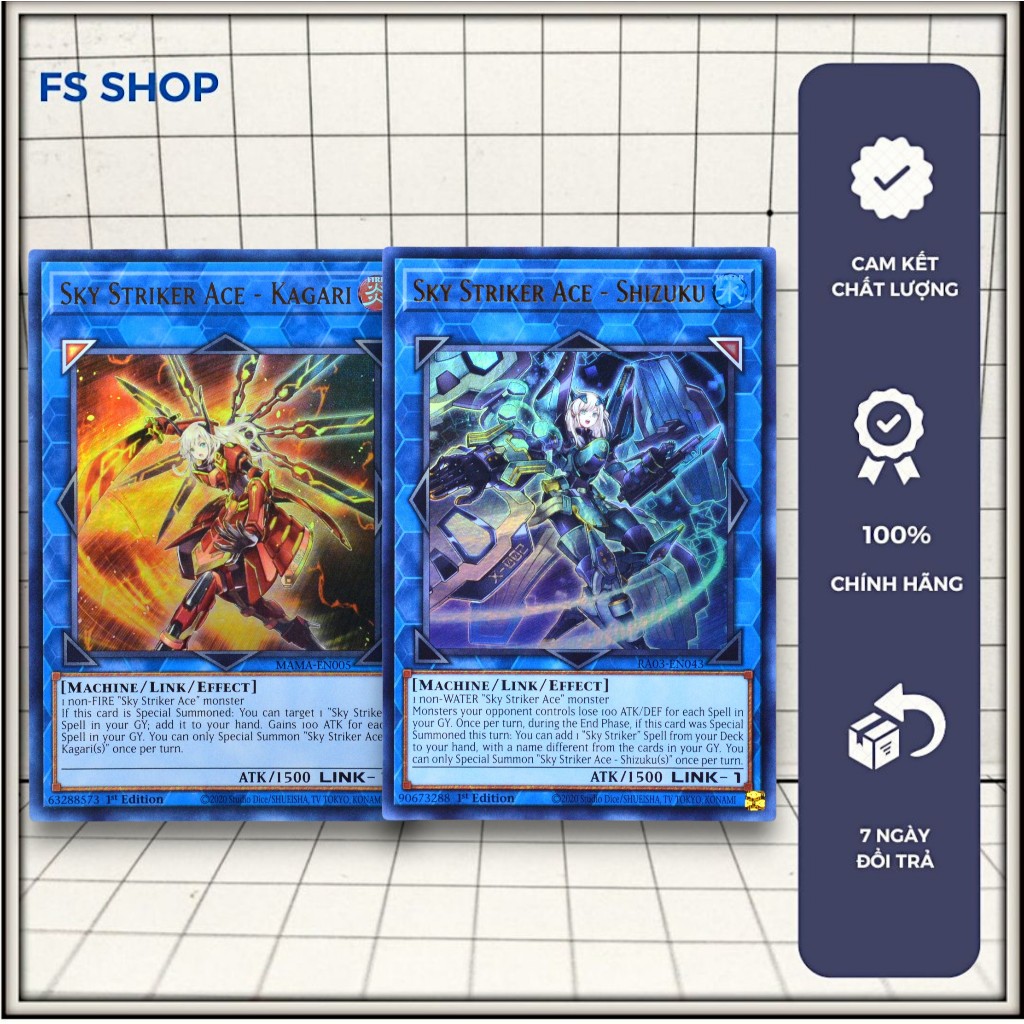 [FS Shop] การ์ด Yugioh ของแท้ Set 2 Sky Striker Link - Ultra Rare