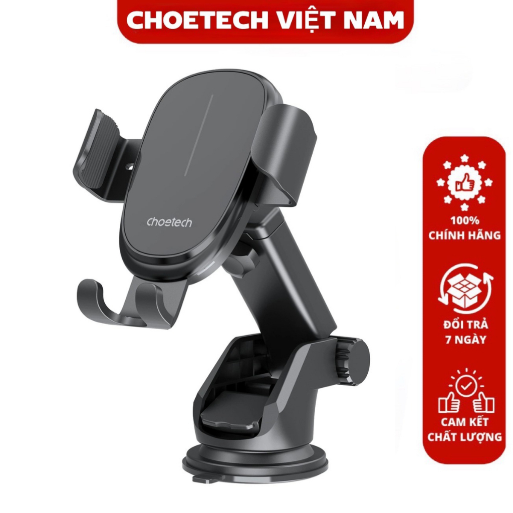 Choetech T203-F 15W ที่วางโทรศัพท์ชาร์จไร้สายในรถยนต์