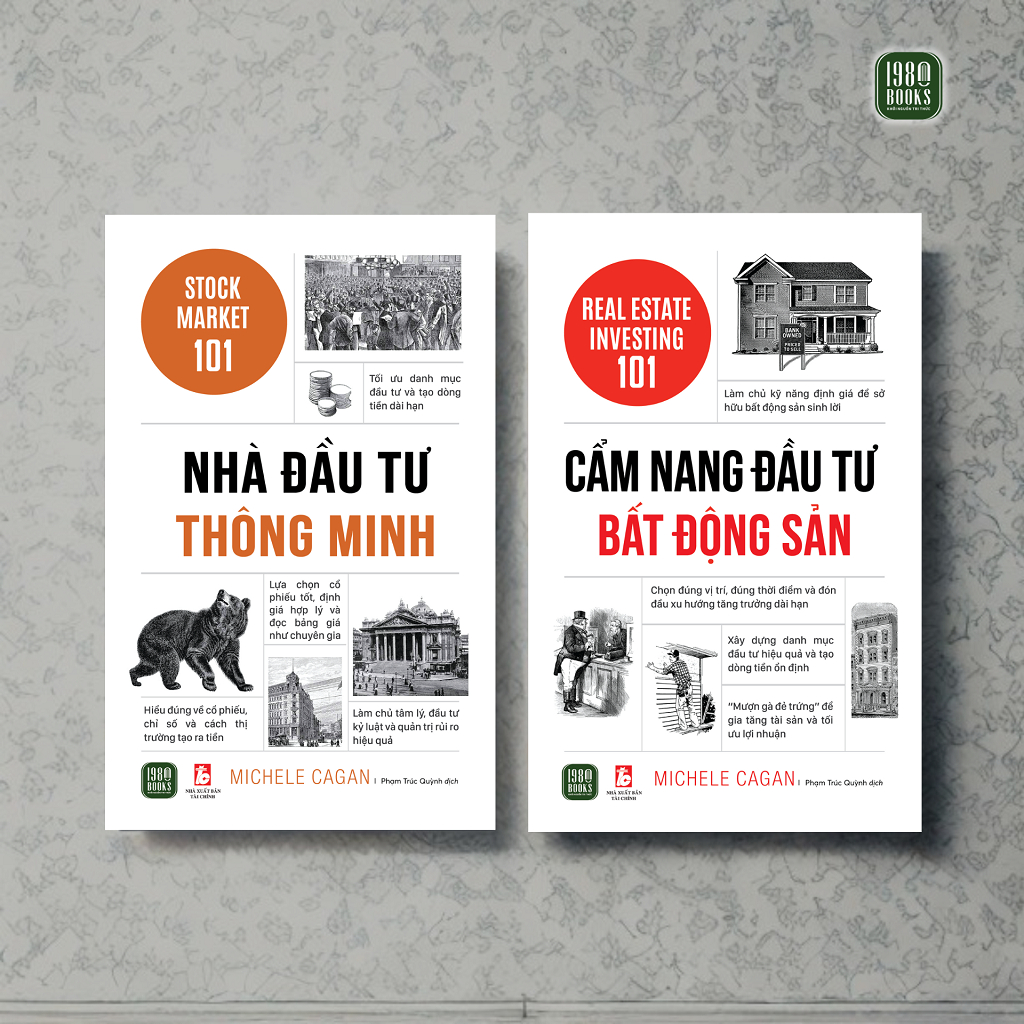 Combo 2 Books - นักลงทุนอัจฉริยะ + คู่มือลงทุนอสังหาริมทรัพย์ (TTR Books HCM)