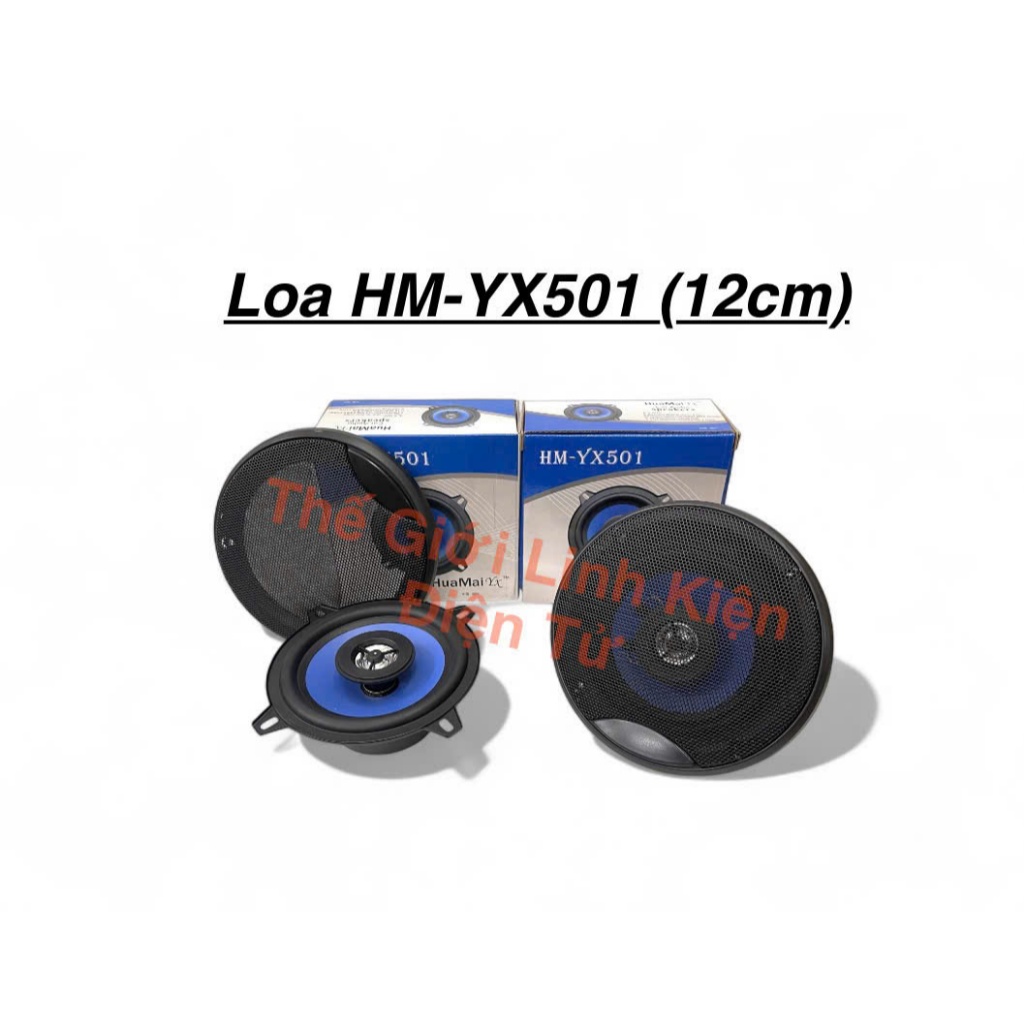 1 PAIR OF 12CM ลําโพงรถยนต์ (HM - YX501 - 502)