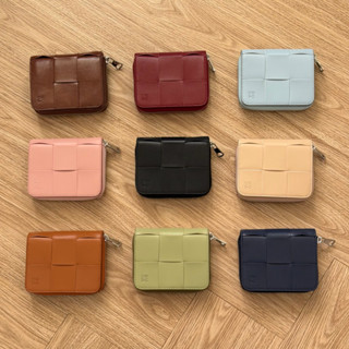 [ ของขวัญ Susukatari ] Hiro Pleated Zipper Wallet - กระเป๋าส…