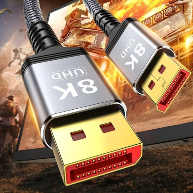สาย Displayport 1.4 รองรับระดับไฮเอนด์ 60Hz 165Hz 240hZ