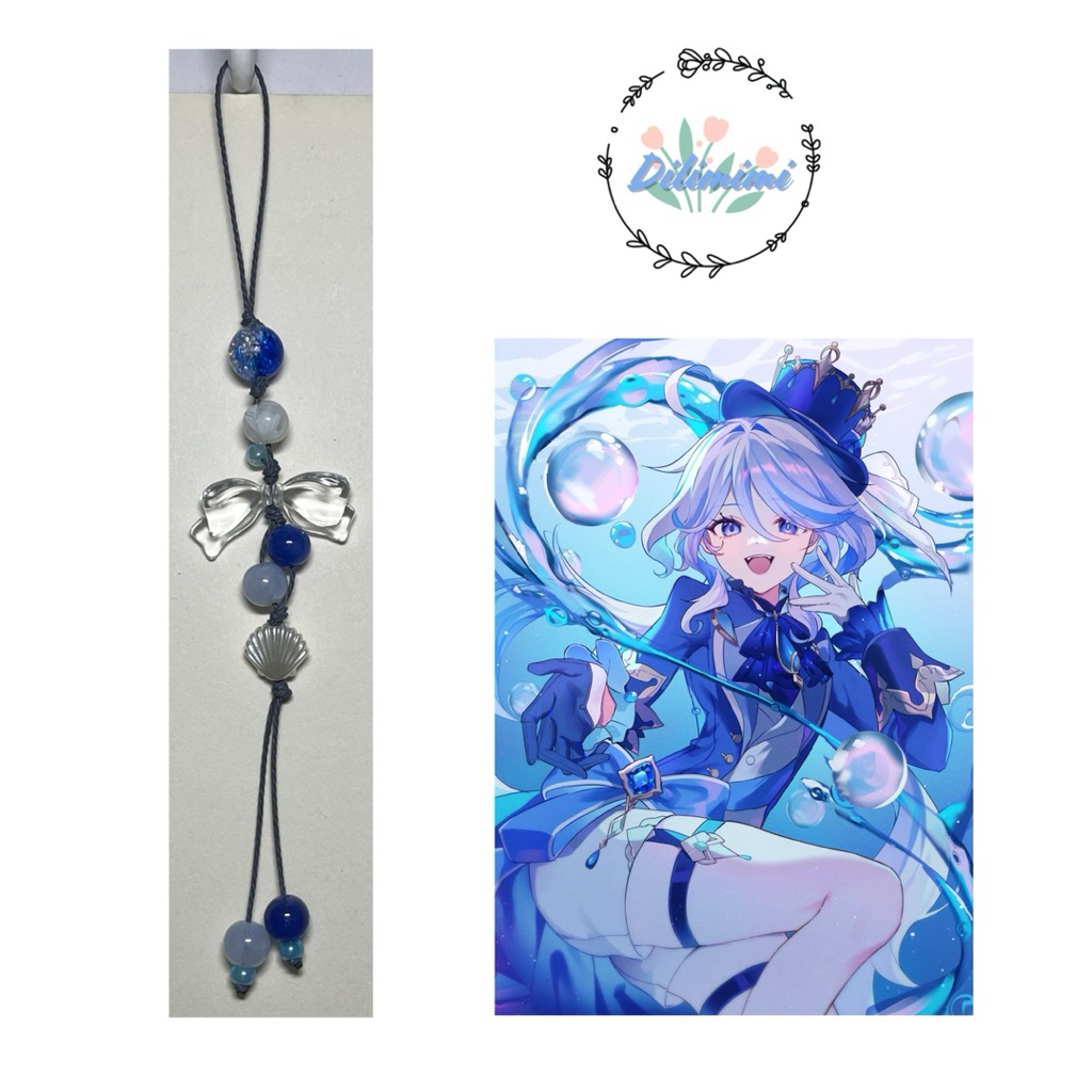 พวงกุญแจ/สายโทรศัพท์แฮนด์เมด Genshin Impact - Furina