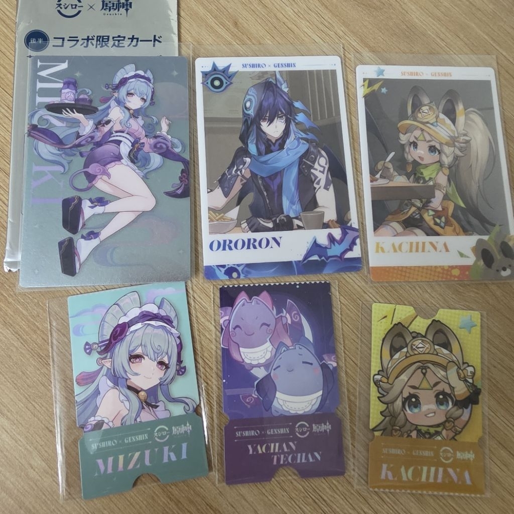 (Collab Limited) GI Combo Orron Kachina Mizuki - Genshin Impact Sushiro