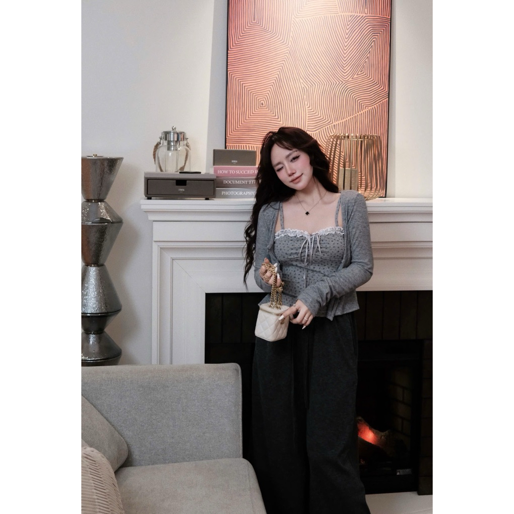 Set 2s เสื้อพร้อมคาร์ดิแกนมาร์คกิยูตรัง