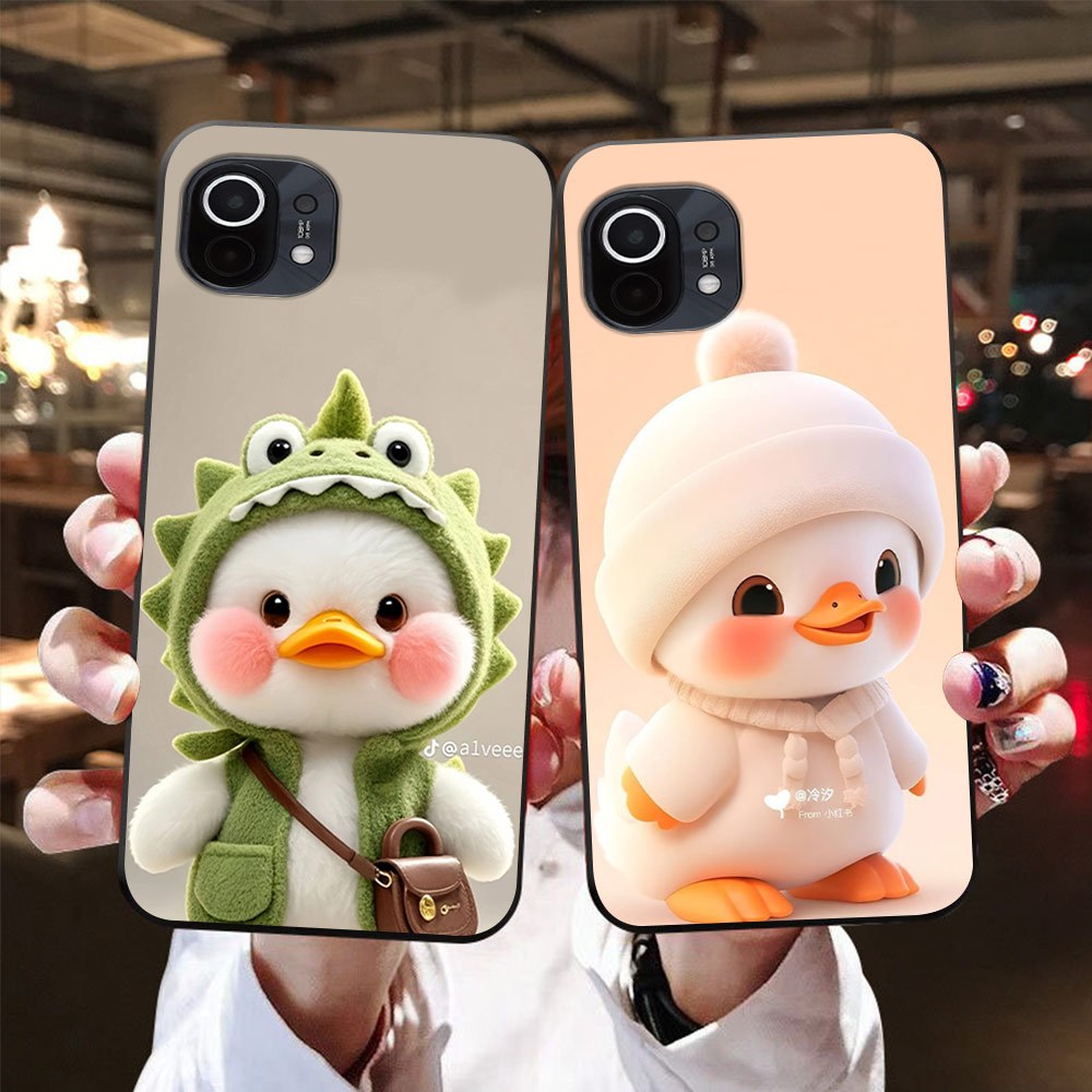 เคส Xiaomi mi 11 / mi 11t / mi 11 lite / mi 11t pro พิมพ์ลายเป็ดน่ารัก