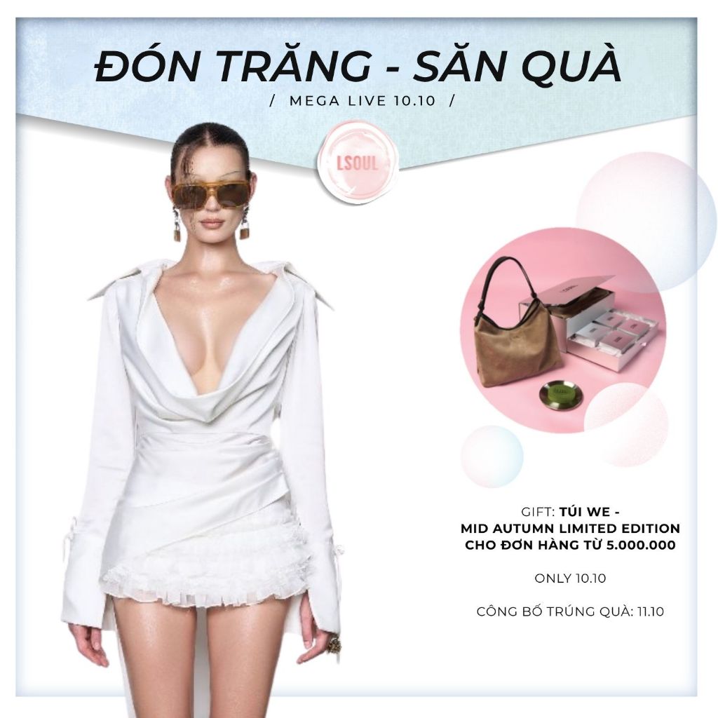 LISOUL Set เสื้อคอปกเซ็กซี่ + ECCE S กระโปรงมินิลูกไม้เป็นชั้นๆ24050683 CV CV CV CV24050675