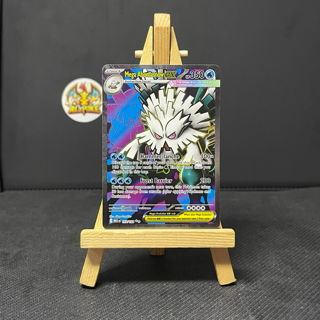 [ AllPoke ] Pokemon TCG Mega Abomasnow ex Card - 157/132 -M-NM