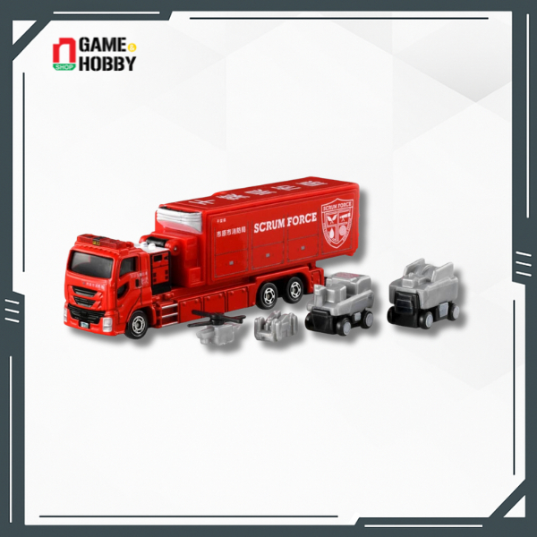 TOMICA NO FIRE TRUCK MODEL. 121 ICHIHARA CITY FIRE BUREAU SCRUM FORCE