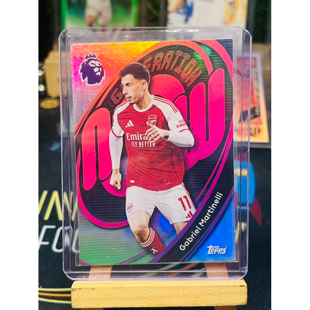 Gabriel Martinelli Arsenal Generation Now Topps EPL 2025/26 การ์ดฟุตบอล