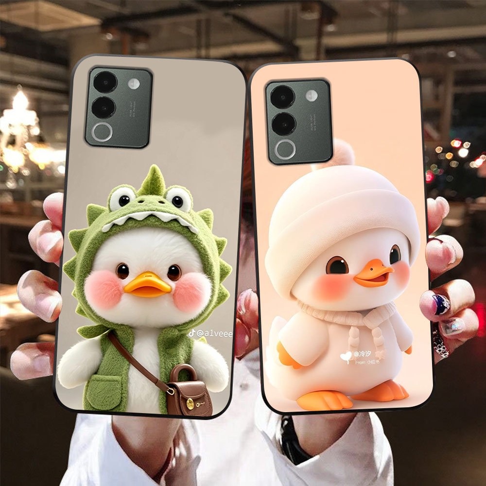 เคส Vivo y200 5g/vivo v29e/vivo v29 5g/vivo y100 พิมพ์ลายเป็ดน่ารัก