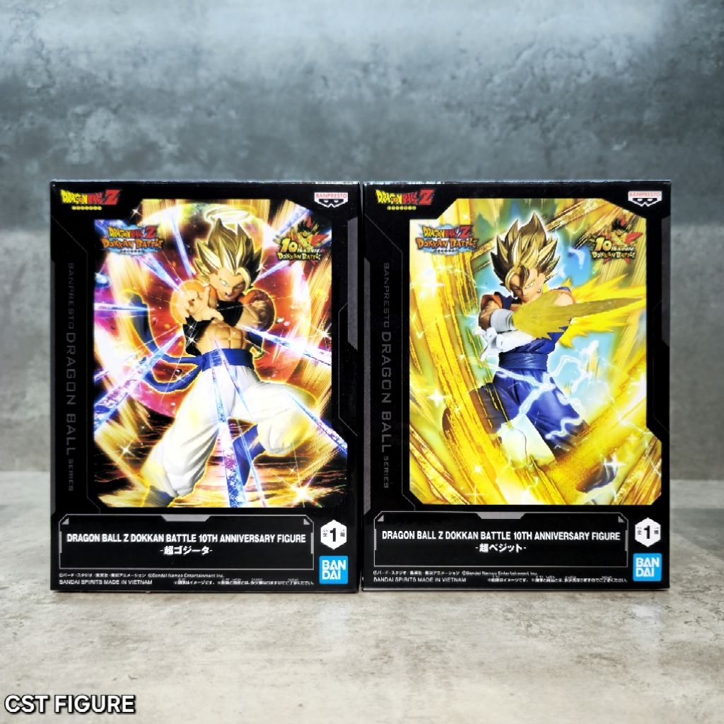 Vegito & Gogeta Dokkan Battle โมเดลครบรอบ 10 ปี - Bandai ของแท้