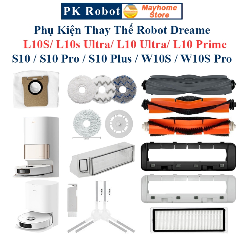 Dreame Robot Accessories L10S/ L10s Ultra/ L10 Ultra/ L10 Prime/ S10/ S10 Pro/ S10 Plus/ S10 Pro Plu