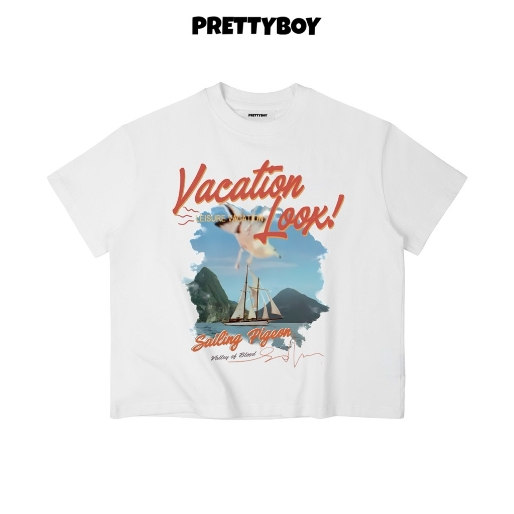 LOOK TEE cotton 250gsm American Teen Style - PRETTYBOY