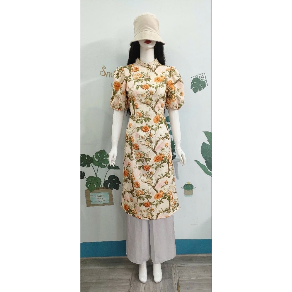 2hand ao dai size S (เสื้อ Odd) (รหัสกว่า 621)