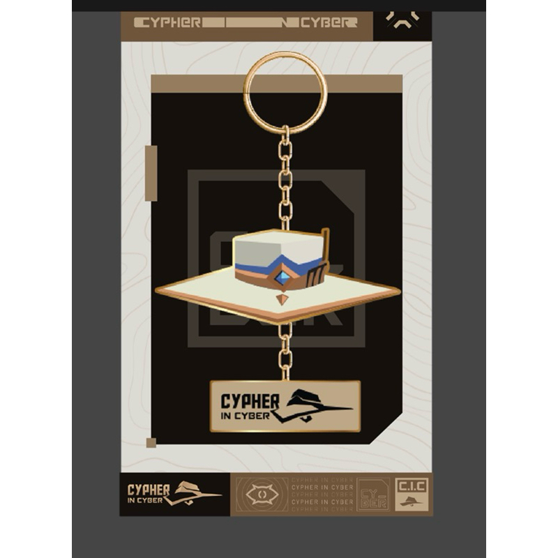 Cypher In Cyber CIC Valorant Keychain โดย VNGGames