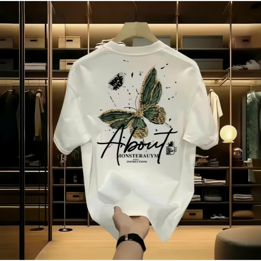 เสื้อยืด Unisex สําหรับผู้ชายและผู้หญิงพิมพ์ลาย About ผ้าคอตตอน 100% - BOONE - BNE00107