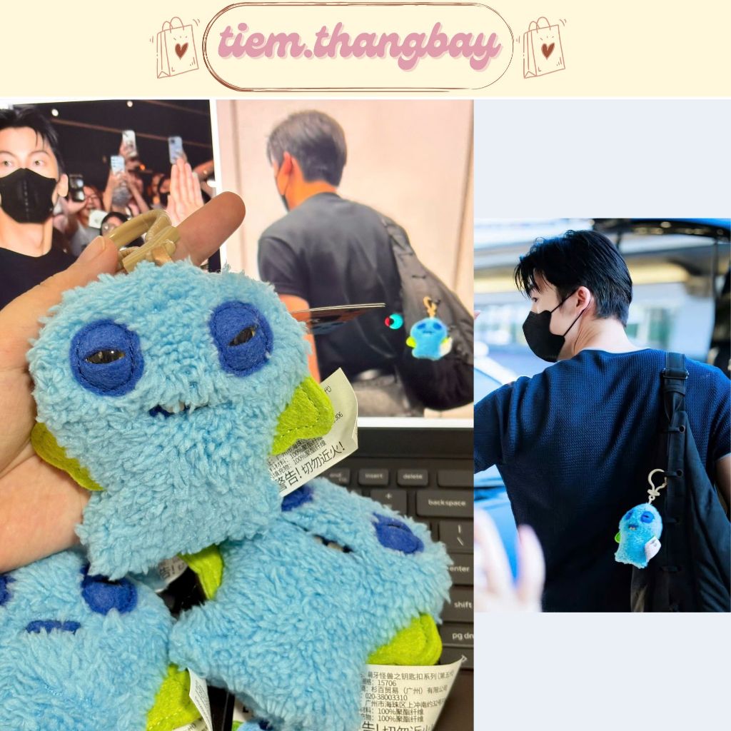 (AUTH) FUGGLER COD FATHER BAG KEYCHAIN