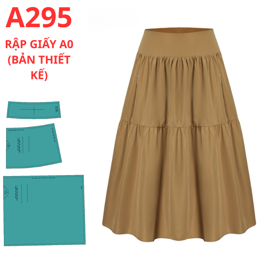 (NOT CLOTHES) A0 PAPER SHEET SKIRT - CODE A295