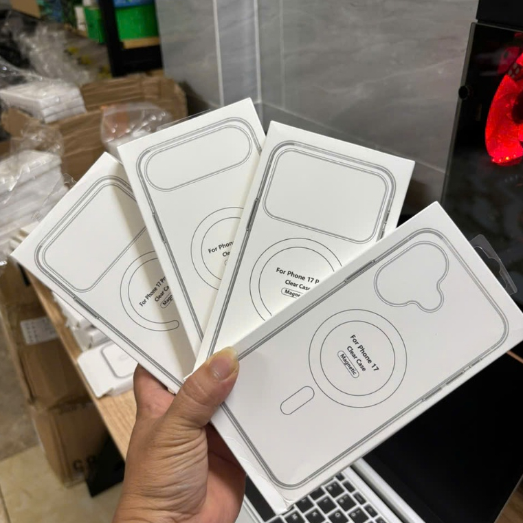 เคส TPU TRANSPARENT พร้อมการชาร์จแม่เหล็ก – สําหรับ IP 17 / 17 PRO MAX / 17 AIR