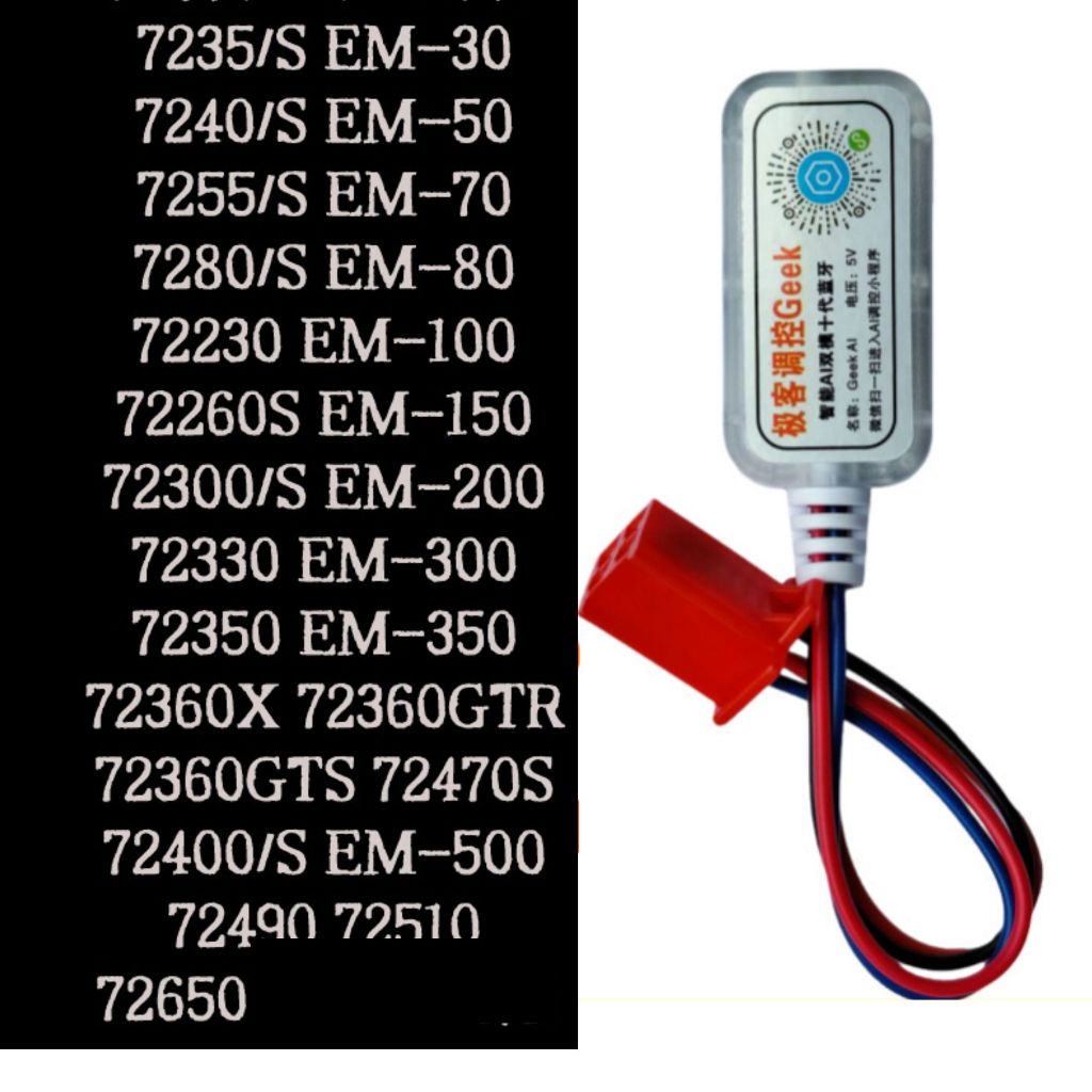ตัวควบคุมพารามิเตอร์สําหรับ IC Votol EM 30-500 (7235S / 7255 / 7280S / 72360X / 72470S