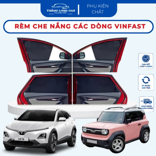 แม่เหล็กดูด Sun Shades สําหรับ Vinfast VF3, VF5, VF6, VF7, VFe34 - Car Sun Shades เพื่อบล็อก UV Rays
