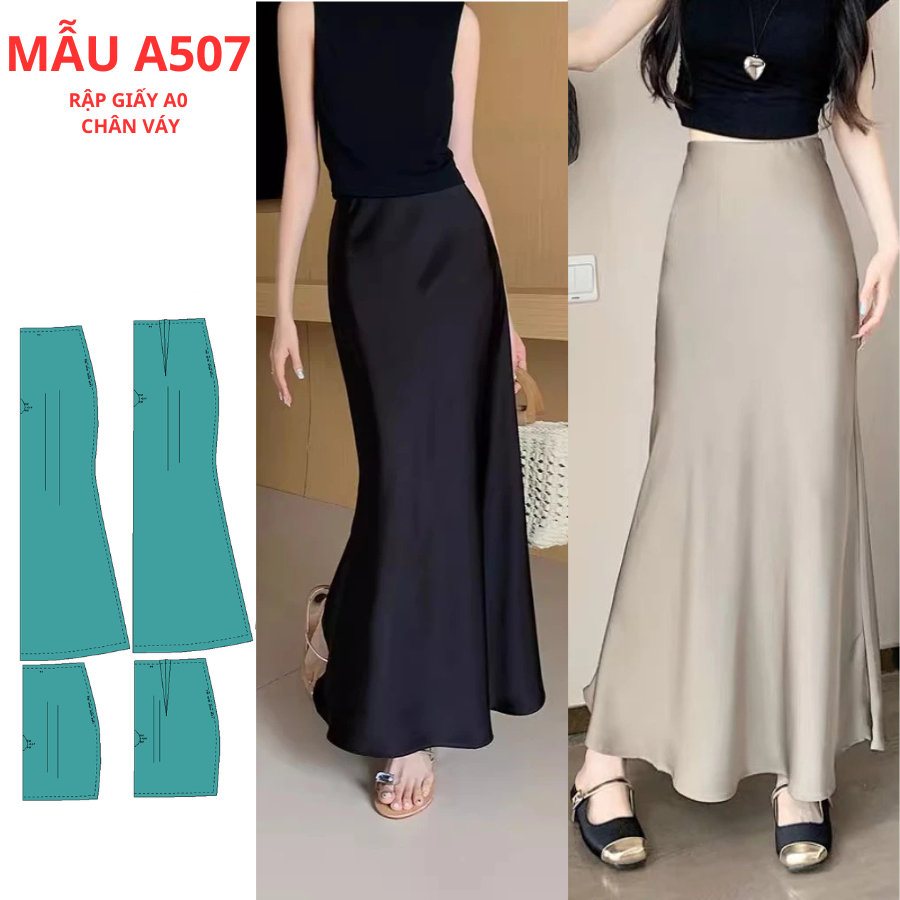 A0 แผ่นกระดาษ (ไม่มีผ้า) SKIRT-A507