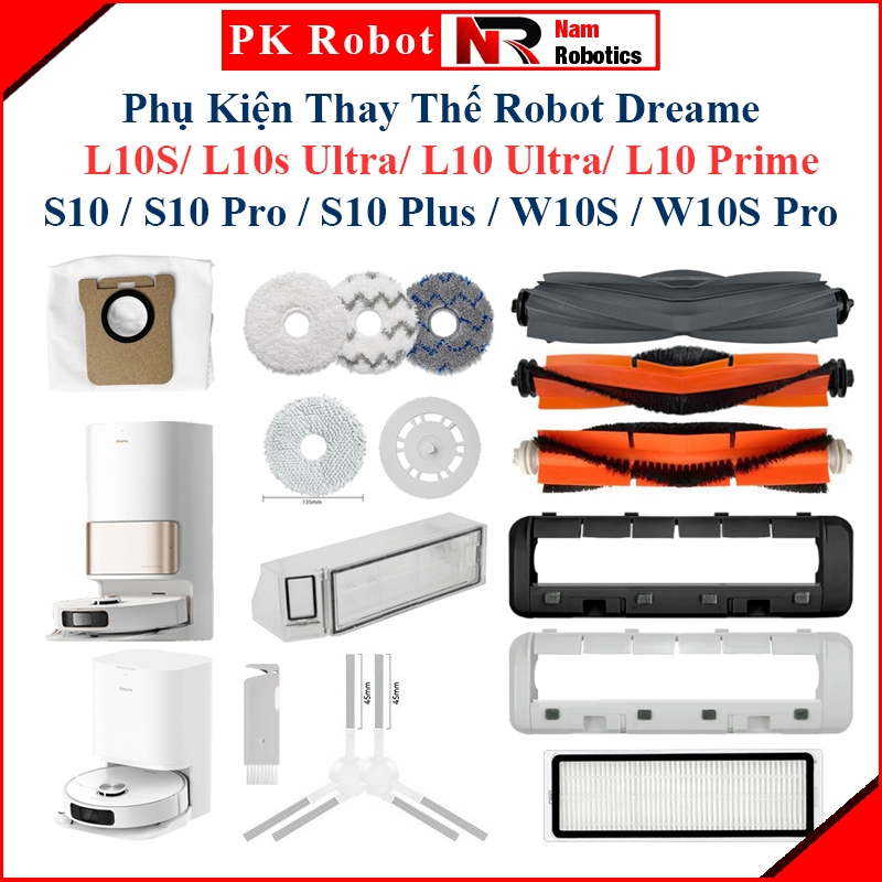Dreame Robot Accessories L10S/ L10s Ultra/ L10 Ultra/ L10 Prime/ S10/ S10 Pro/ S10 Plus/ S10 Pro Plu