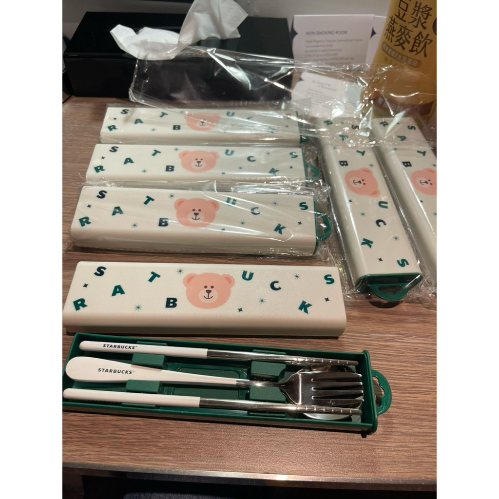 (ในสต็อก) STARBUCKS TAIWAN EATING UTENSILS