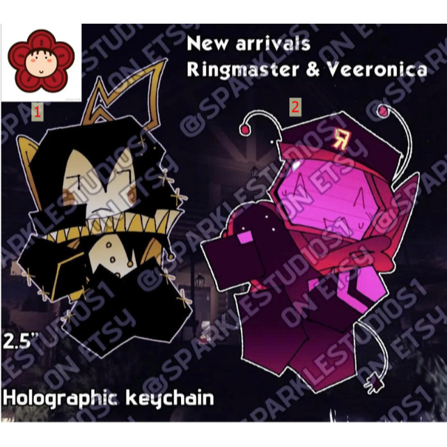 Roblox Forsaken UPCOMING survivors พวงกุญแจ Veeronica และ Ringmaster