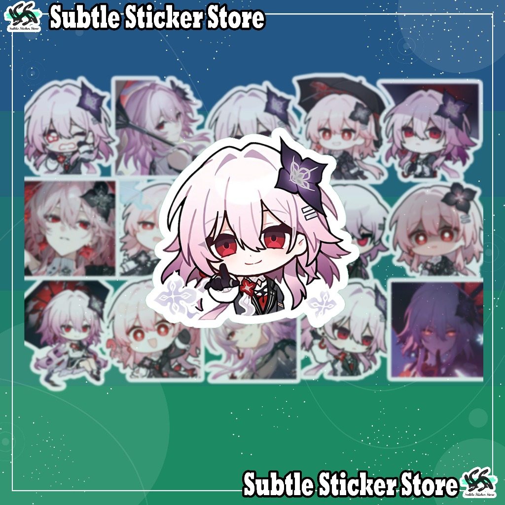 [Honkai Star Rail] - ชุดสติ๊กเกอร์ 10/15 ชิ้น Evernight - เกม E9 HSR สติ๊กเกอร์ตกแต่งกันน้ําและกันรอ