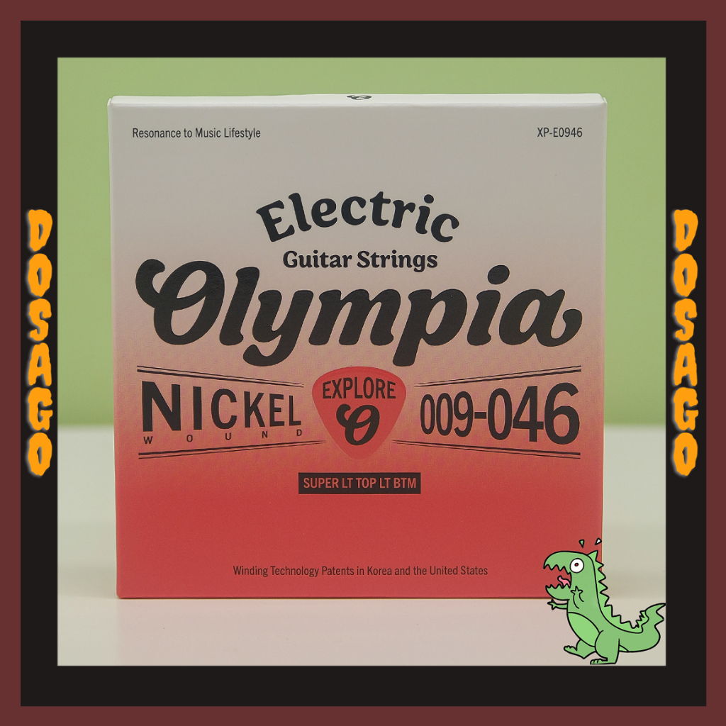 ของแท้ - สายกีต้าร์ Olympia ไฟฟ้า XPE เกาหลี สายพรีเมี่ยม XPE0942 XPE0946 XPE1046