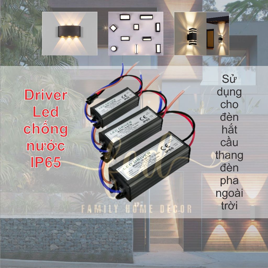 กันน้ํา LED Driver แหล่ง 4-7w 8-12w 8-24w สําหรับโคมไฟติดผนังกลางแจ้งสปอตไลท์โคมไฟเพดานห้องน้ํา LED 