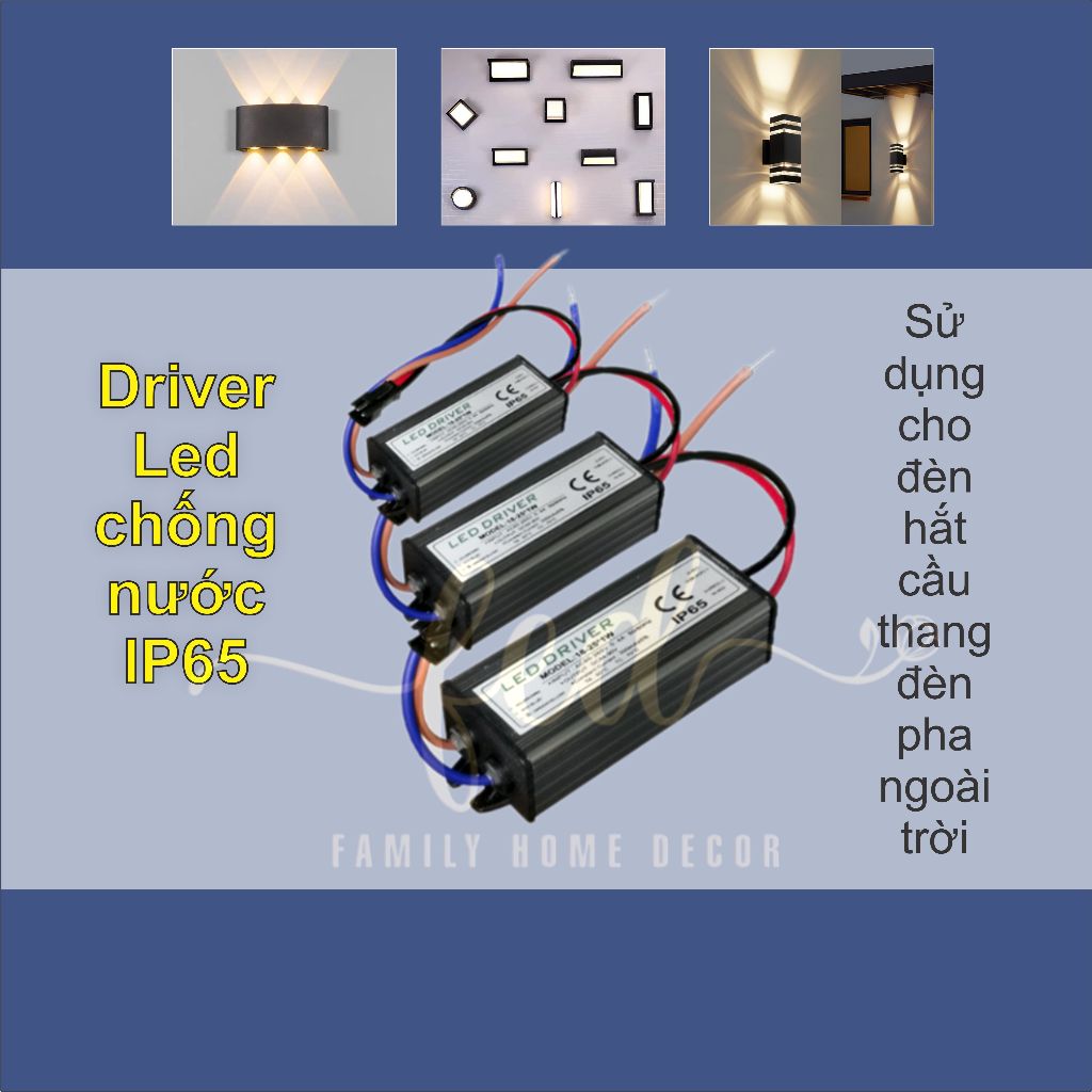 กันน้ํา LED Driver แหล่ง 4-7w 8-12w 8-24w สําหรับโคมไฟติดผนังกลางแจ้งสปอตไลท์โคมไฟเพดานห้องน้ํา LED 