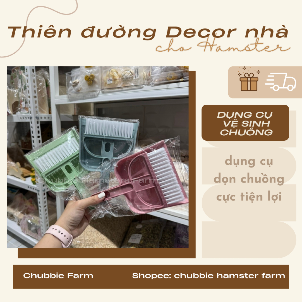 [ACCESSORIES] ชุดโลหะที่ดีสําหรับทําความสะอาด CAGE สําหรับ HAMSTER