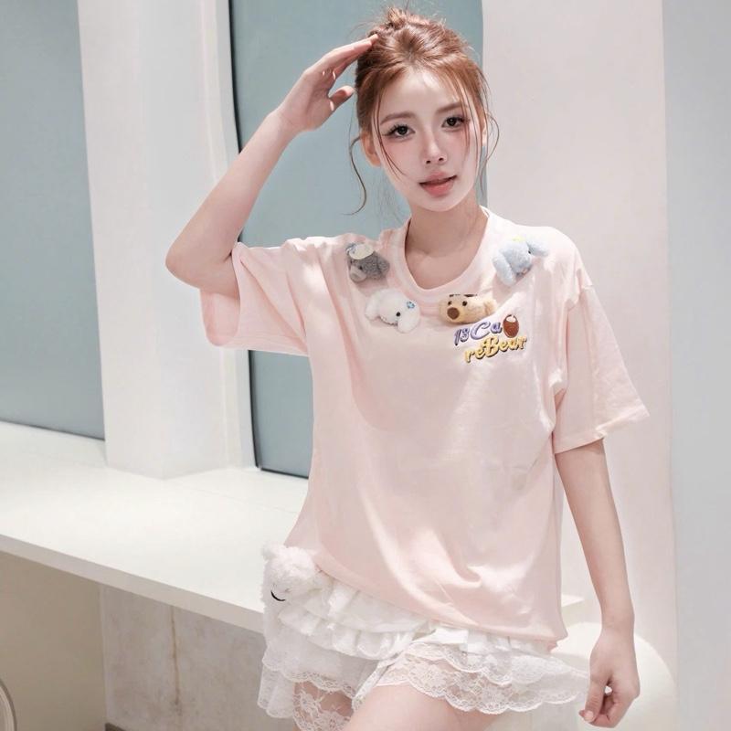 เสื้อยืดกุ๊นคอ QCC**